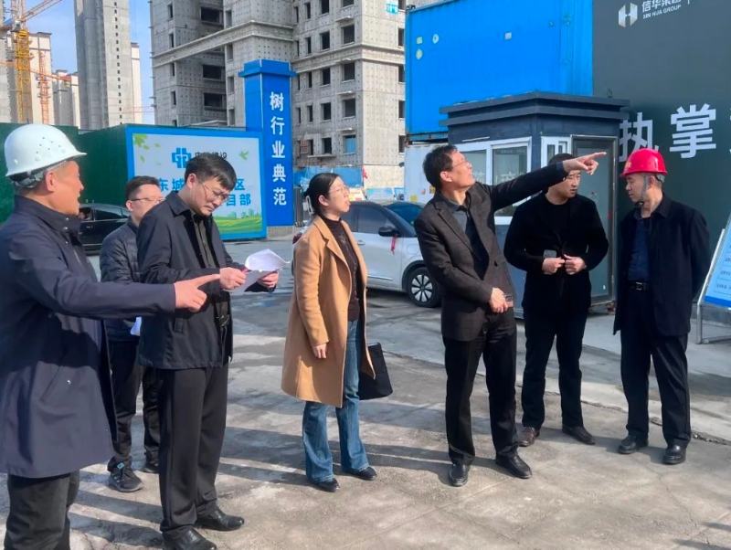 市棚改回迁安置项目推进专班到888葡京集团线路检测发展公司督导调研