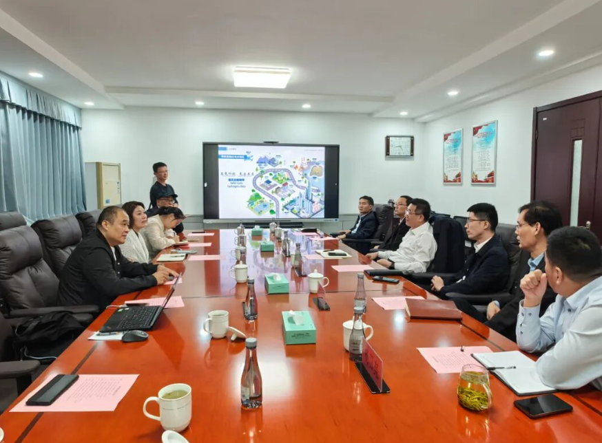 泰氢（江苏）科技公司到888葡京集团线路检测考察洽谈