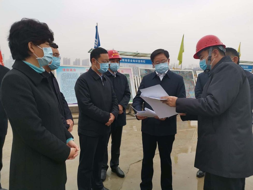 刘文强调研东方888葡京集团线路检测城项目复工建设情况