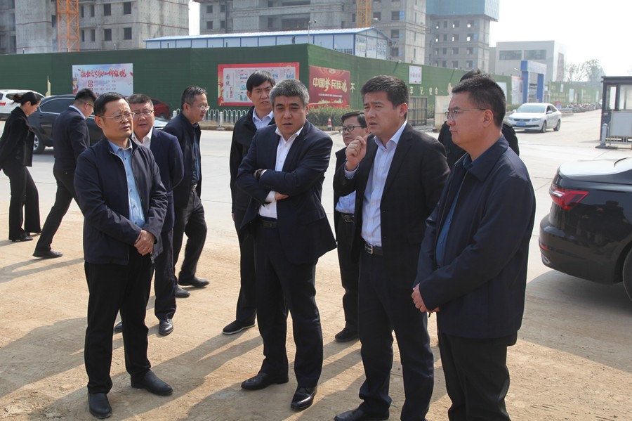 山东财金集团、中铁建工集团考察组到888葡京集团线路检测调研
