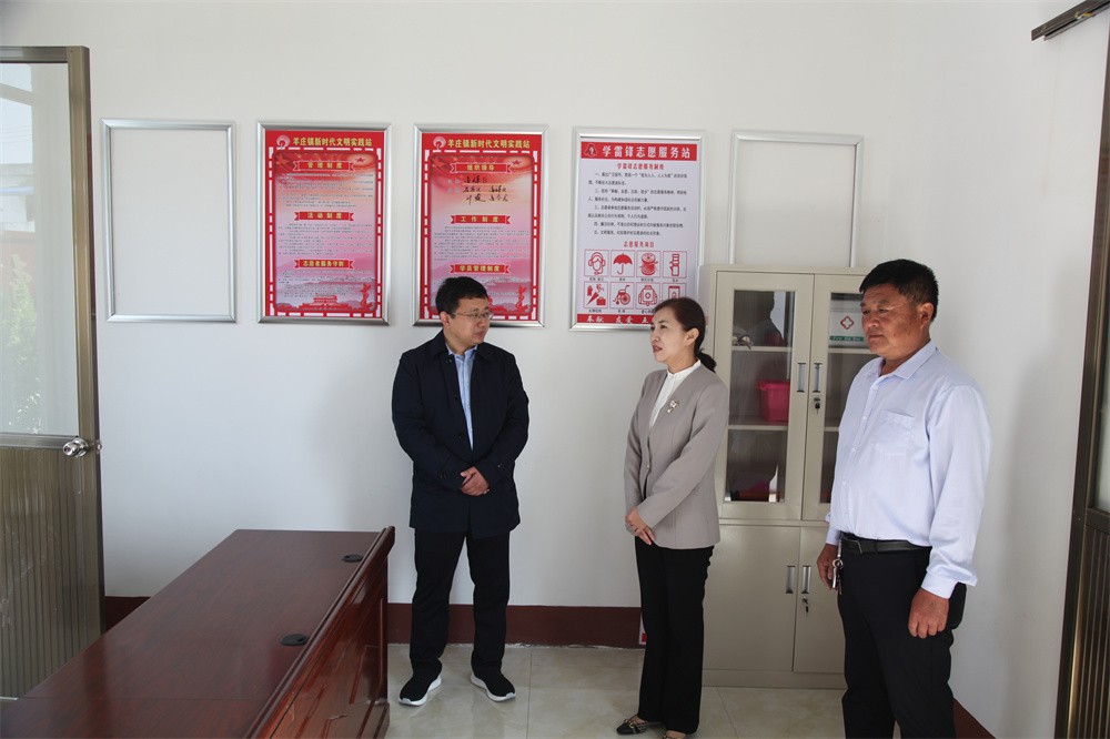 888葡京集团线路检测到羊庄镇东南于村开展结对共建新时代文明实践站活动