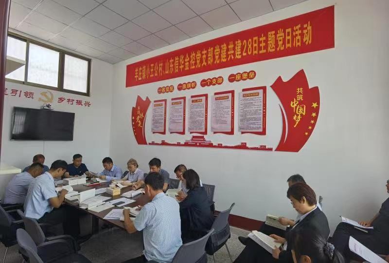 888葡京集团线路检测金控公司党支部与羊庄镇小王公村党支部开展党建共建活动